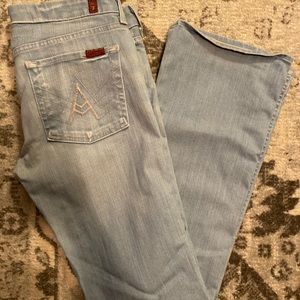 7 For All Mankind-Bootcut Jeans.